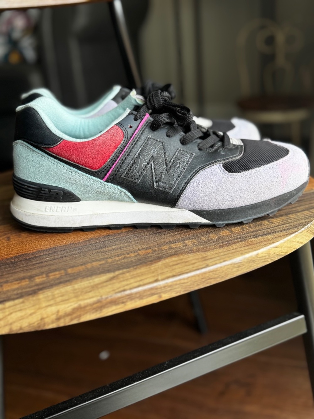 NewBalance 574 Guzman Geometric Color Block Size US Men's Size 9